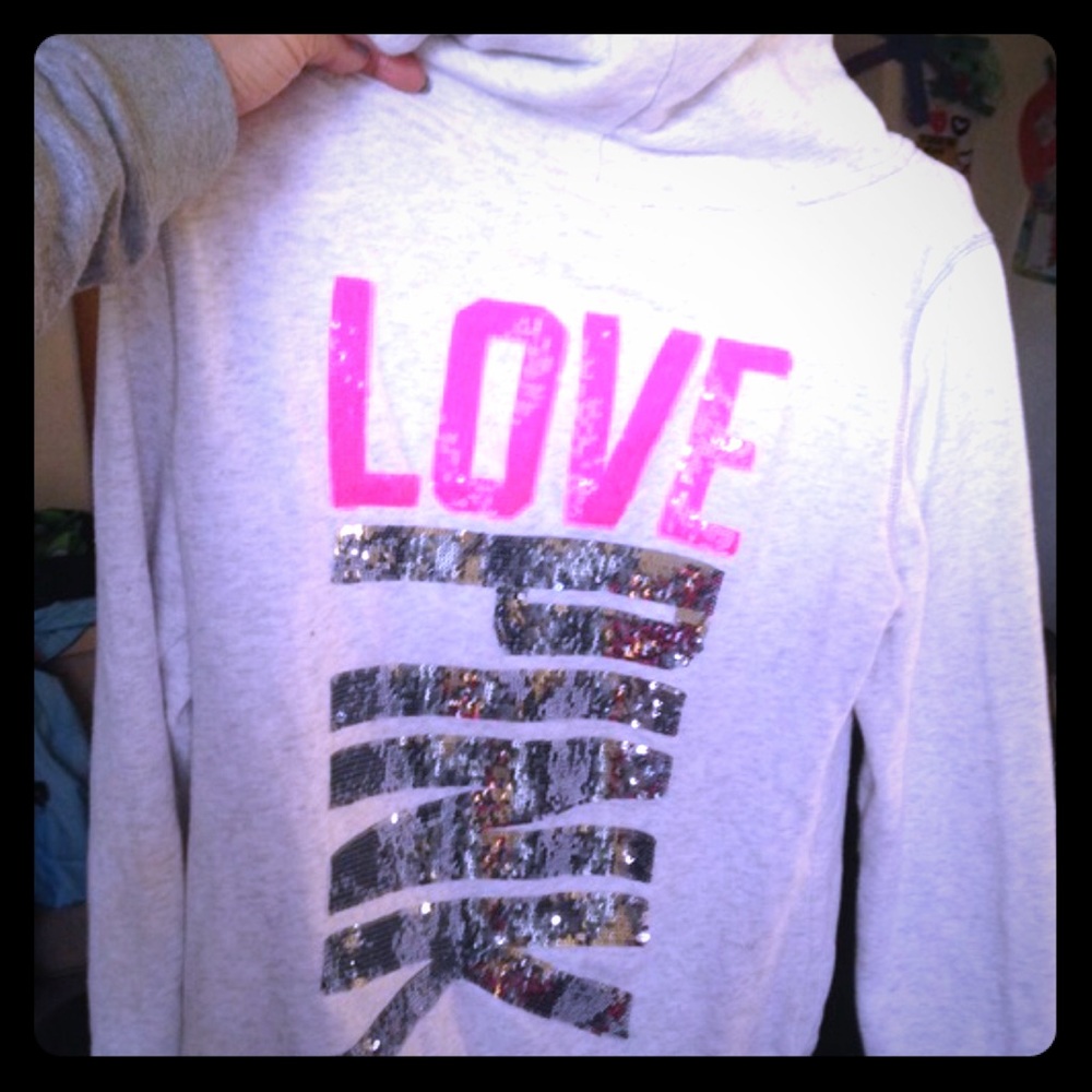 Bling hoodie small rare pink available as a set